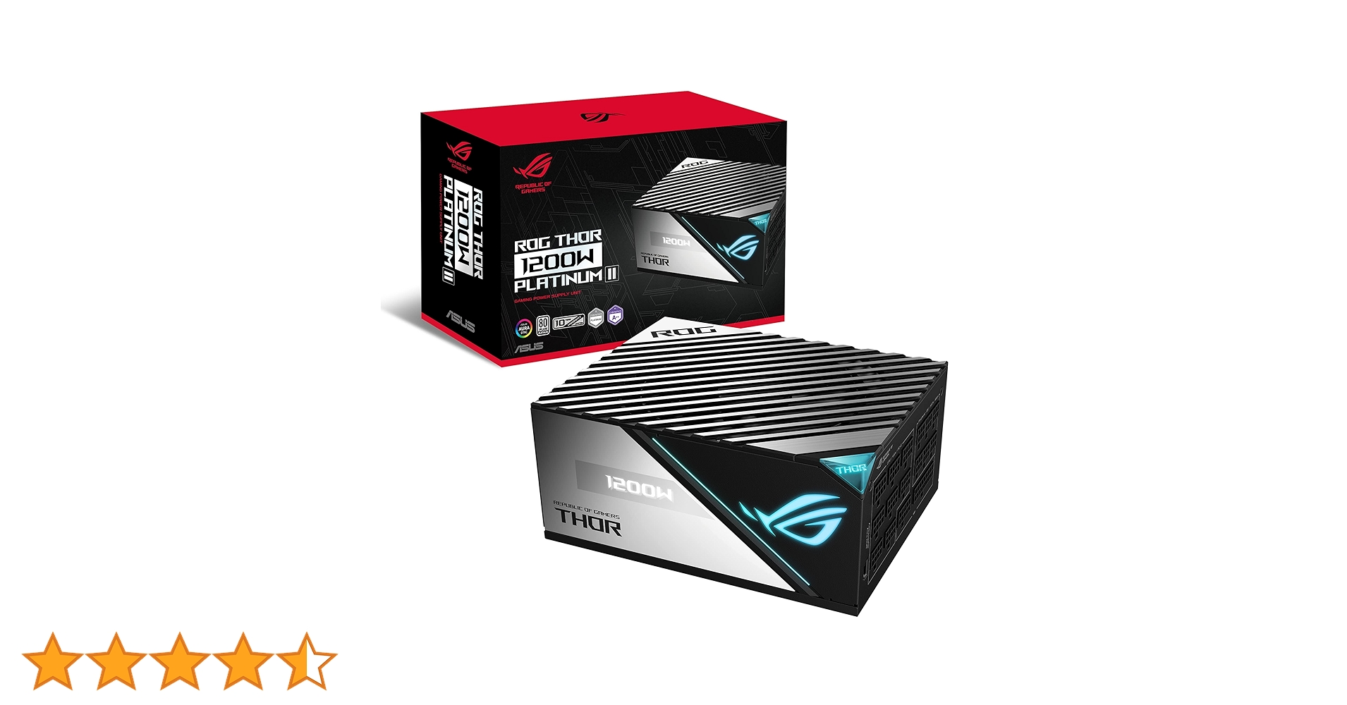 ROG THOR 1200W PLATINUM II 【新品・未使用】 Amazon.co.jp: ROG Thor 1200W Platinum II (1200 Watt, Fully Modular